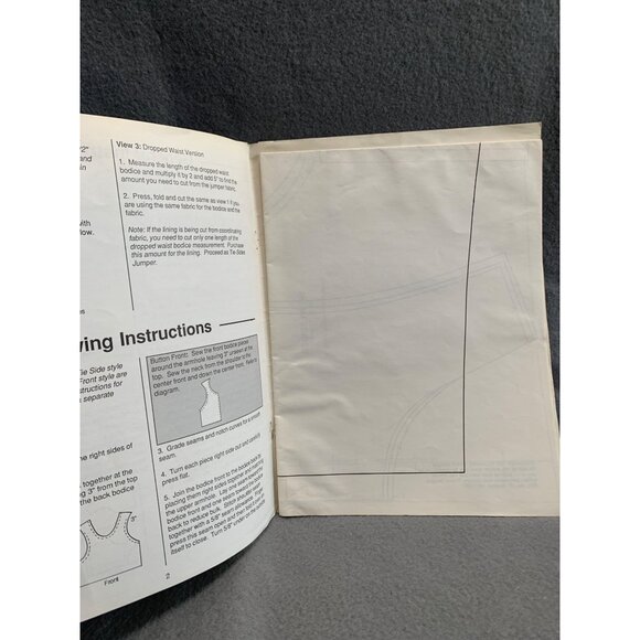 Misses Ginger Jumpers  Dress - Three Style Variations Sewing Patterns CT108 - Picture 3 of 3